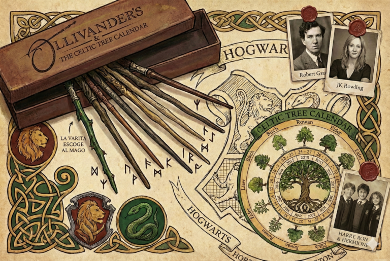 La magia real en Harry Potter: del Calendario Arbóreo Celta a tu varita